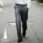 Purplow - Flat-Front Dress Slacks