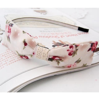 Flora Lace Bow Hair Band