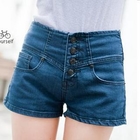 Goodies - High-Waist Denim Shorts