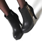 SARAH - Zip-Accent Ankle Boots