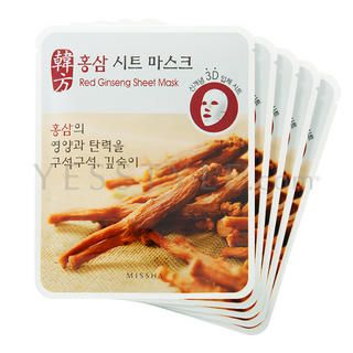 3D Red Ginseng Sheet Mask 3D Red Ginseng Sheet Mask