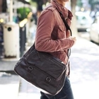 TOPGUYS - Faux-Leather Crossbody Bag