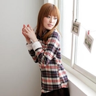 Tokyo Fashion - Fleece-Trim Plaid Shirt
