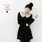 lovemark - Peter-Pan Collar A-Line Minidress