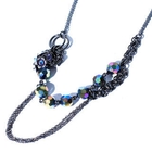 Truffles - Very Black Flower Necklace