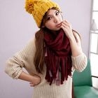 CatWorld - Fringed Dotted Scarf
