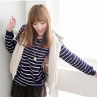Tokyo Fashion - Dual-Pocket Striped Top