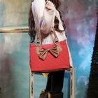 PG Beauty - Bow-Accent Corduroy Tote