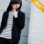 Style Engine - Set: Hoodie + Striped T-Shirt