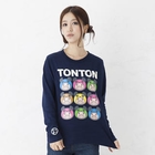 Buden Akindo - Long-Sleeve Print T-Shirt - TONTON