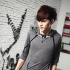 Monkey Shop - Tribal-Print Hooded 3/4-Sleeve Top