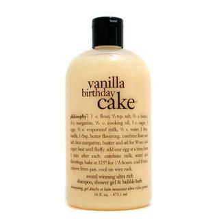 Vanilla Birthday Cake - Award Winning Ultra Rich Shampoo, S/G and Bubble Bath