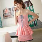 eFashion - Peplum Halter Dress