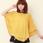 ZOO - Cut Away-Sleeve Cape Top