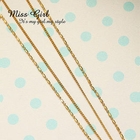Miss Girl - Dual Necklace (Excluding Charm) 