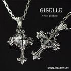 Giselle - Jeweled Cross Pendant