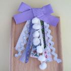 Fit-to-Kill - Purple Ribbon Necklace / Pin