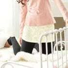 Tokyo Fashion - Inset Lace Skirt Stirrup Tights