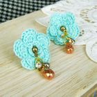 MyLittleThing - Green Lace Flower Earrings
