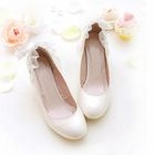 Smoothie - Bow-Accent Stitched Frilled Pumps