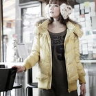 CatWorld - Faux-Fur Wet-Look Down Jacket