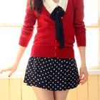 Tokyo Fashion - Wrap-Front Dotted Skort