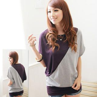 Color-Block Short-Sleeve T-Shirt Color-Block Short-Sleeve T-Shirt