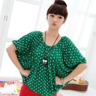 59 Seconds - Polka-Dot Cape Top