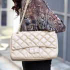 REDOPIN - Chain Strap Quilted Shoulder Bag
