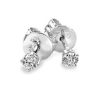 MaBelle - 18K White Gold Diamond Earrings
