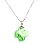 6thJune - Charming Necklace with Swarovski Sparkling Crystal (Sparkling Light Green Cross) 6thJune - Charming Necklace with Swarovski Sparkling Crystal (Sparkling Light Green Cross)