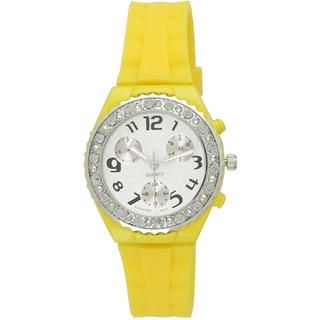 Rhinestone Jelly Strap Watch Rhinestone Jelly Strap Watch