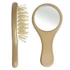 Skinfood - Hair Comb Set: Hair Comb + Hand Mirror + Yellow Bag Skinfood - Hair Comb Set: Hair Comb + Hand Mirror + Yellow Bag