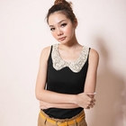 CatWorld - Sequined-Collar Tank Top