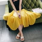 BAIMM - Crinkled Long Skirt 