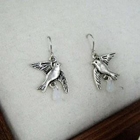 MyLittleThing - Silver Pigeon Earrings