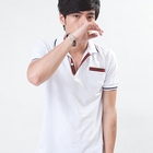 MR.PARK - Stripe-Trim Polo Shirt