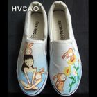 HVBAO - 'Girl & Rabbits' Slip-Ons