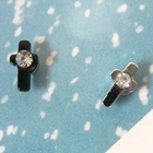 OWL Fashion - Rhinestone Cross Magnetic Single Earring