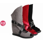 Smoothie - Open-Toe Belted Cut-Out Boots