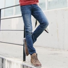 Groove9 - Washed Straight-Leg Jeans