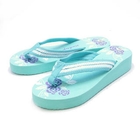 Moscova - Sequined Platform Flip-Flops