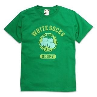[Unisex] Short-Sleeve Print T-Shirt - WHITE SOCKS
