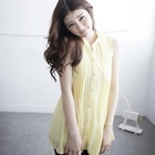 D.P-Shop - Pleated Sleeveless Chiffon Top