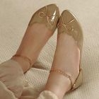 Mancienne - Patent Bow-Accent Flats