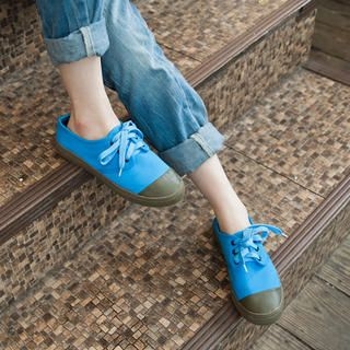 Lace-Up Canvas Sneakers