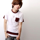 SeventyAge - Tribal Print Trim T-Shirt