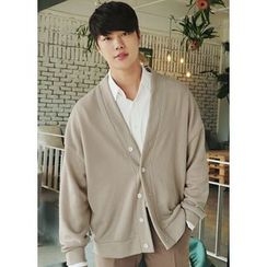 JOGUNSHOP - V-Neck Oversized Cardigan JOGUNSHOP - V-Neck Oversized Cardigan