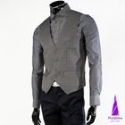 Purplow - V-Neck Gingham Vest