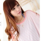 Maymaylu Dreams - Striped Boatneck Cotton Tee